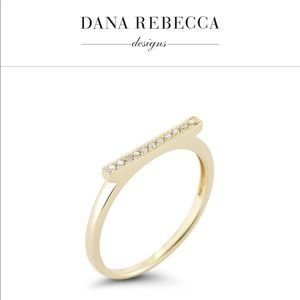 Dana Rebecca 14K Yellow Gold and Diamond ring